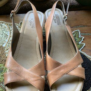 Kenneth Cole Reaction for J.Jill slingback open toe wedge sandals 9.5 M